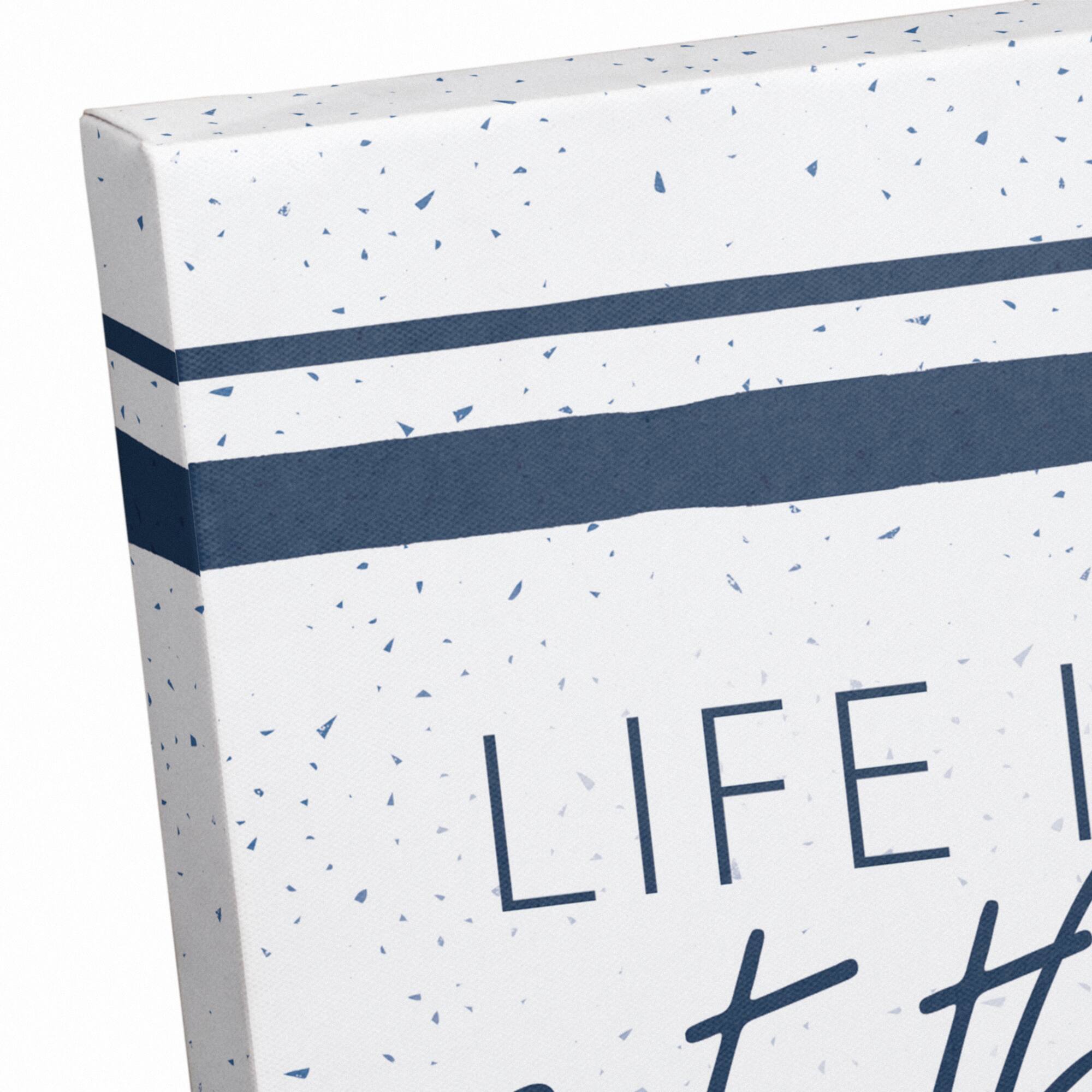 Life Is Better At The Beach 11" x 14" Canvas Wall Art